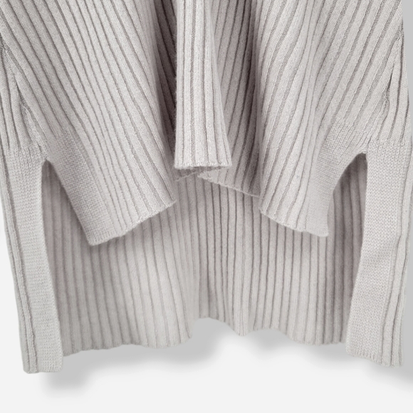 EILEEN FISHER Italian Cashmere Tunic Sweater Chalk - Picture 9 of 15